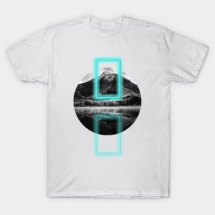 Neon Mountain Winter T-Shirt